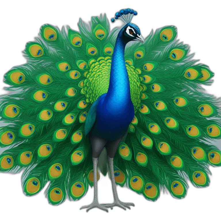 Black friday Peacock emoji