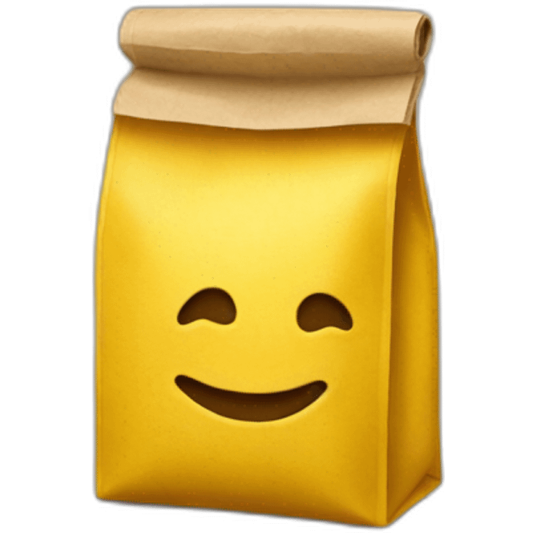 yellow coffee bag emoji