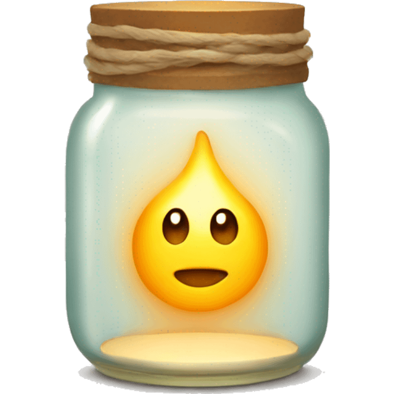 Candle in a jar emoji