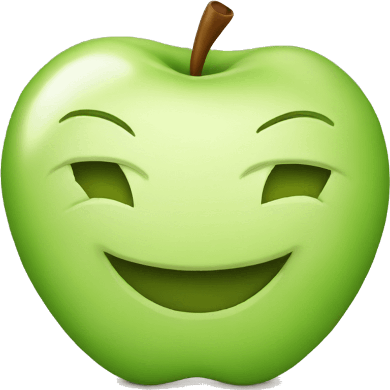 Apple smile emoji