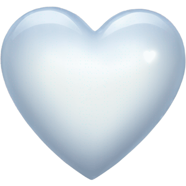 White heart gem  emoji