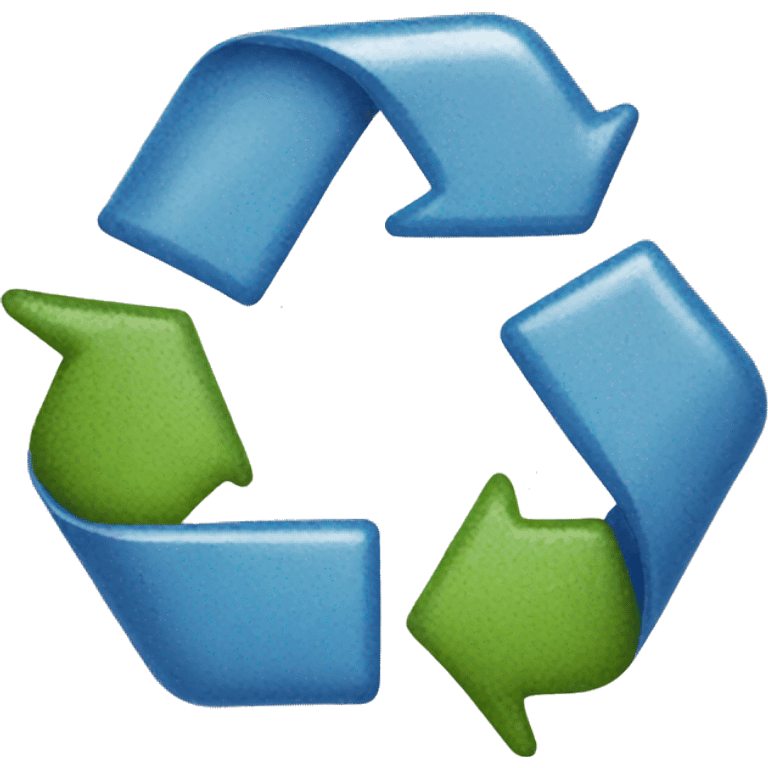 piece of recycled plastic emoji