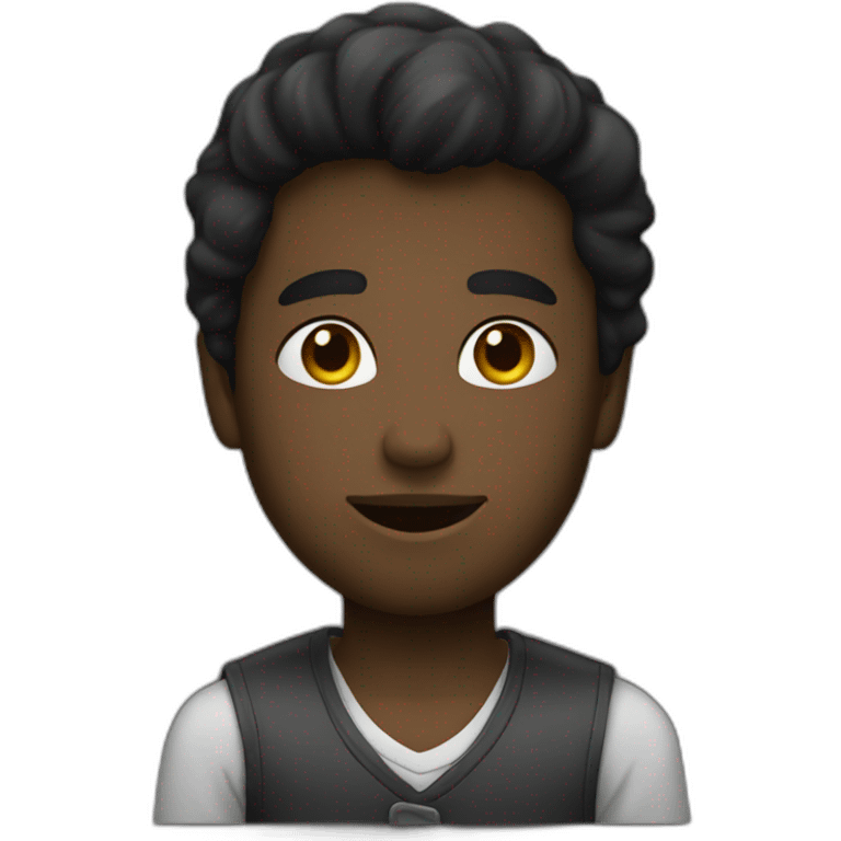 garçon noir emoji