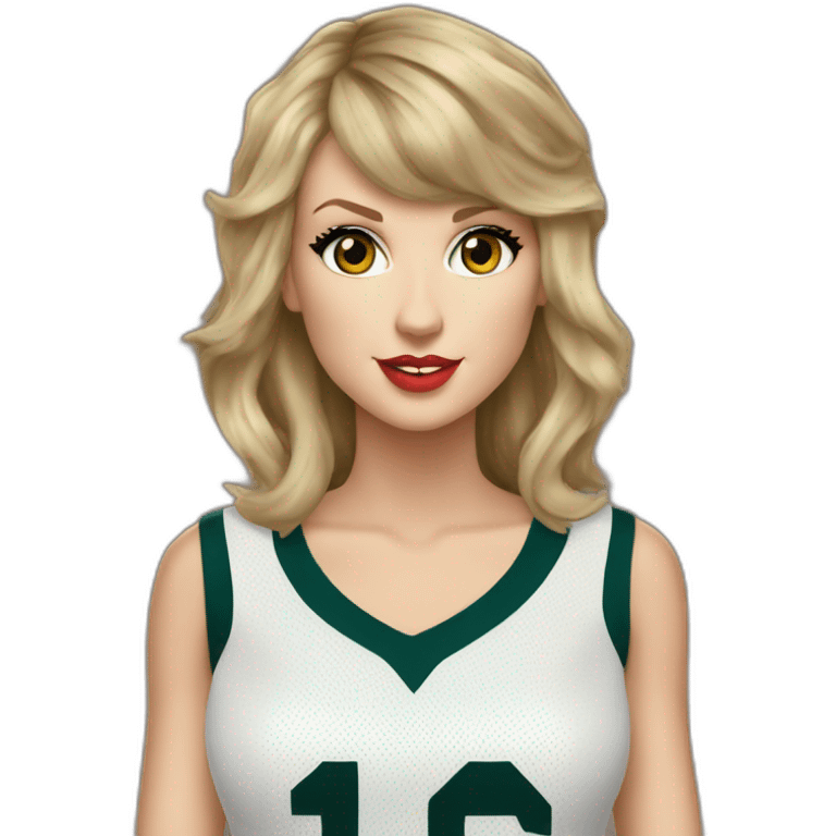 taylor-swift-in-nfl-ram-jersey emoji