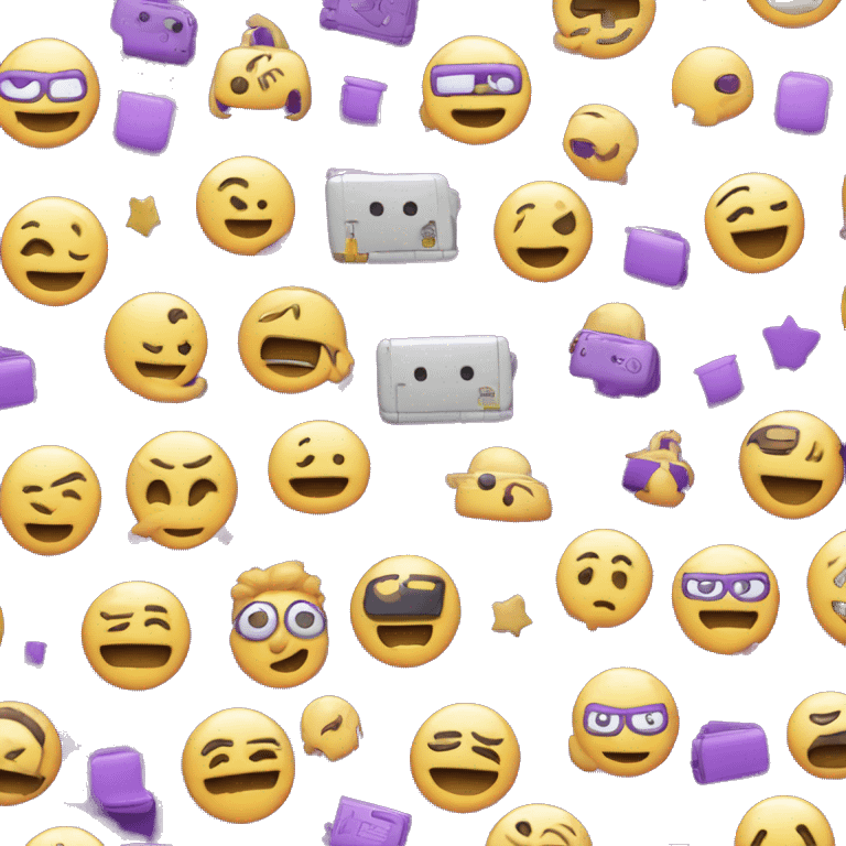 Purple Nintendo 3ds xl emoji