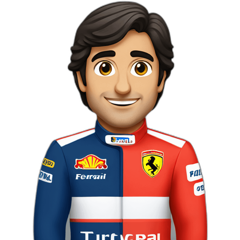 Carlos Sainz jr ferrari emoji