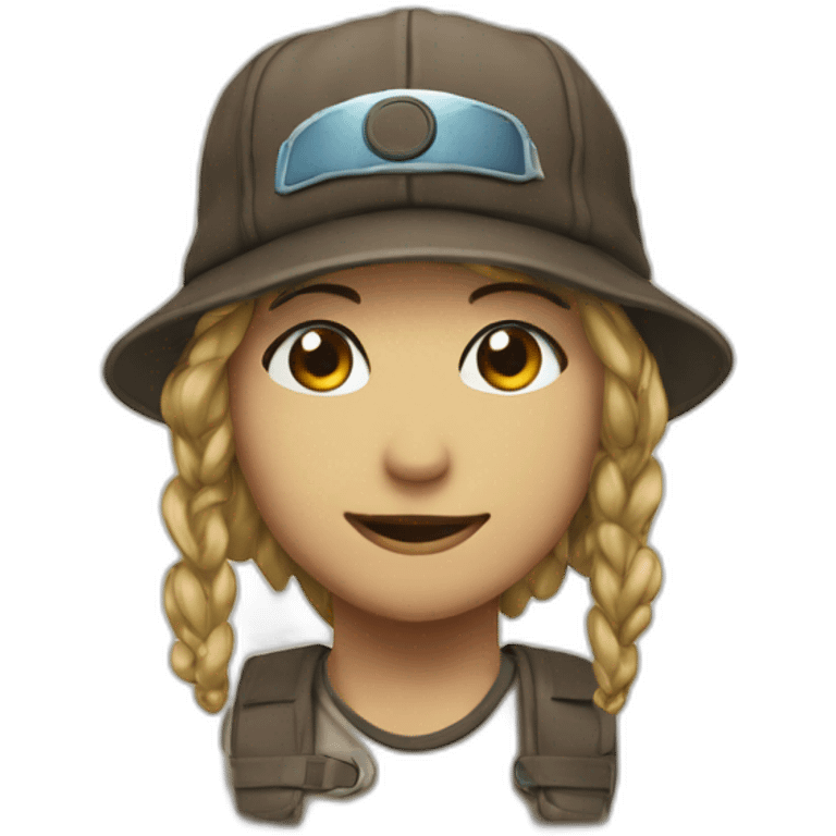 Evoli en casquette emoji