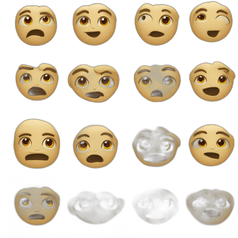 Emogojis avec les yeux qui font des coeuts  emoji