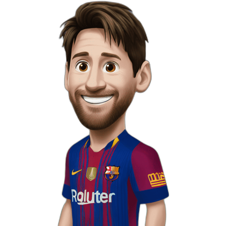 Happy Messi emoji