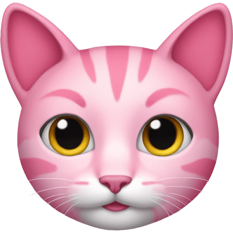 Pink cat emoji