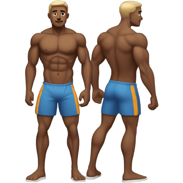 Fit male body emoji