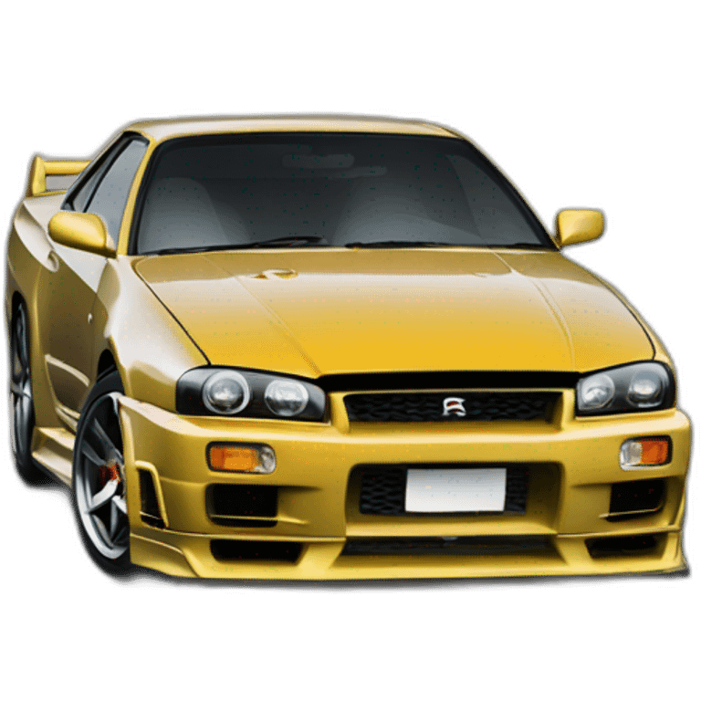 Nissan skyline R34 emoji