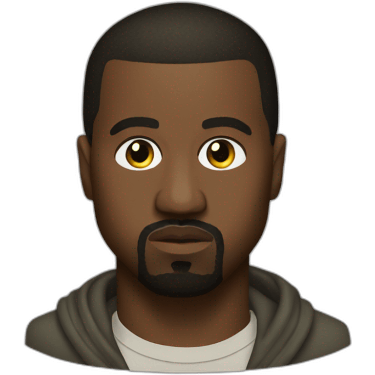 Kanye West rapper emoji