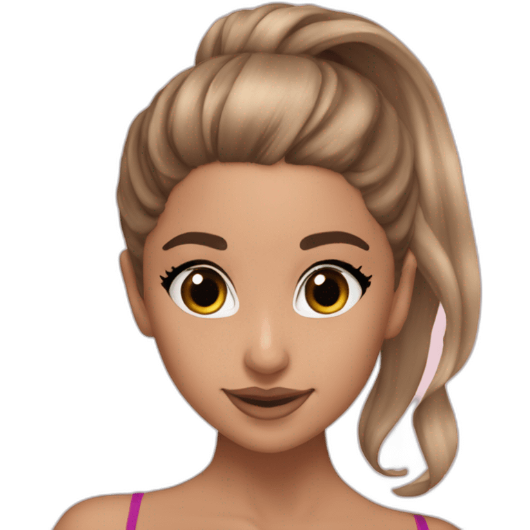 Ariana Grande -selfi-with-bikini Download emoji emoji