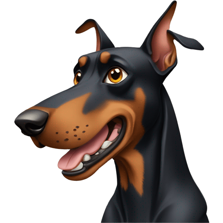 angry Doberman emoji