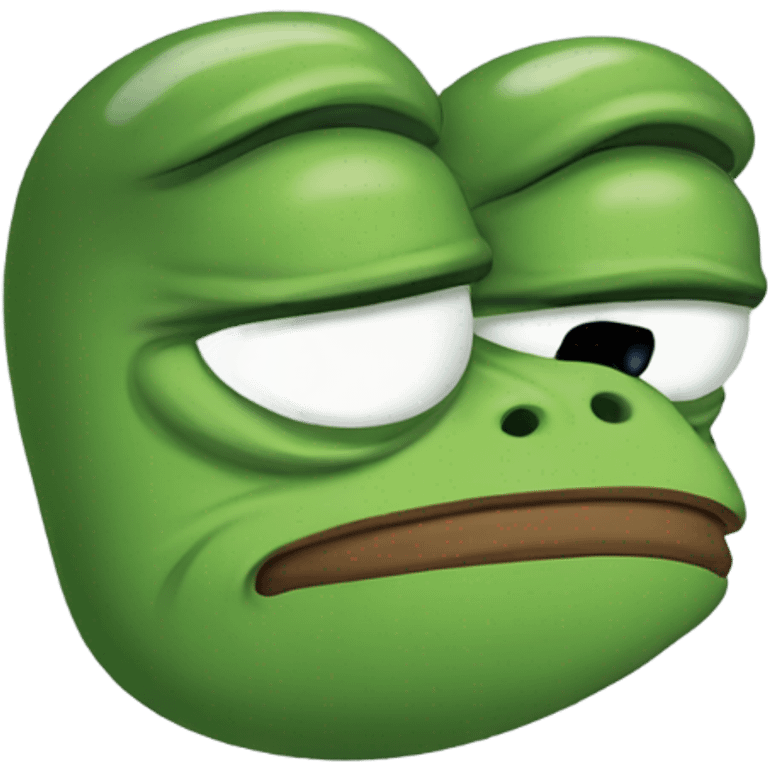 Sad pepe emoji