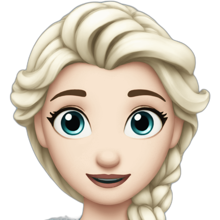 elsa frozen emoji