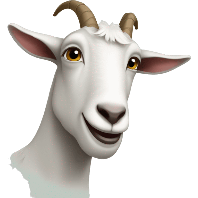 A goat with autism  emoji