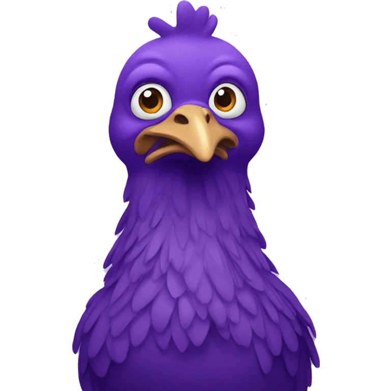 Purple chiken  emoji