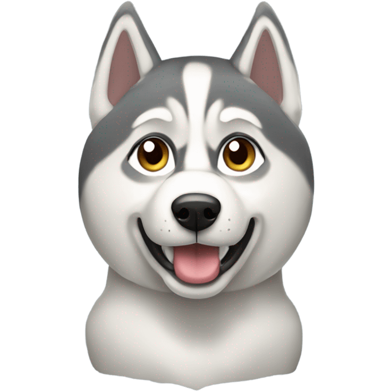 siberian husky dig emoji