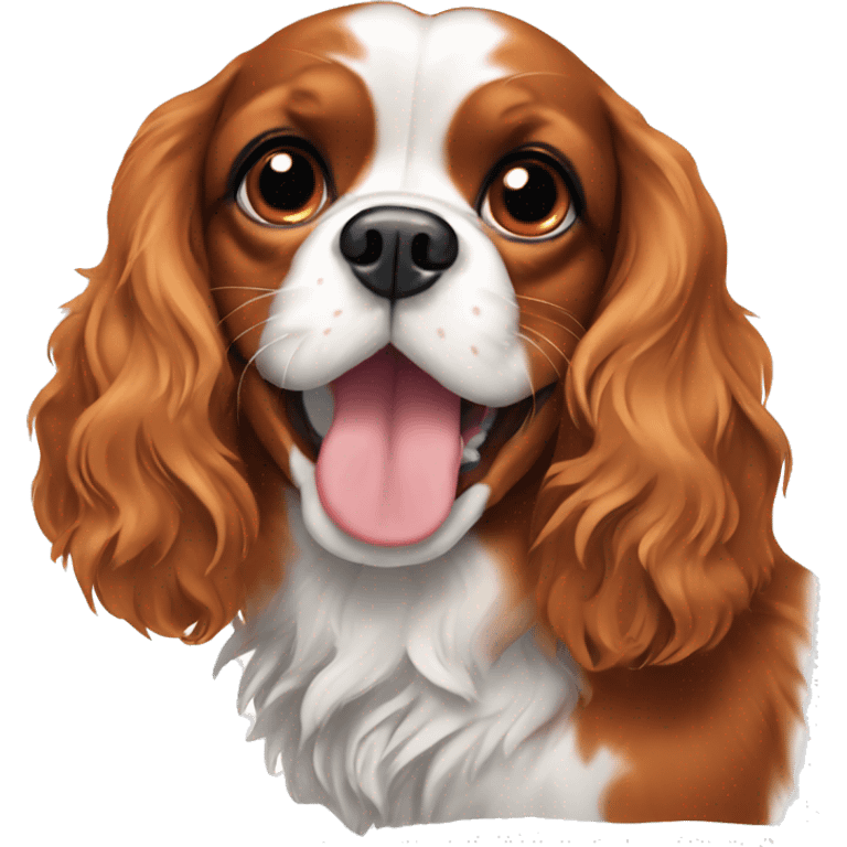 Cavalier King Charles spaniel emoji