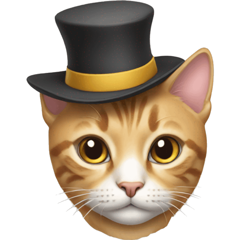 Cat in a hat emoji