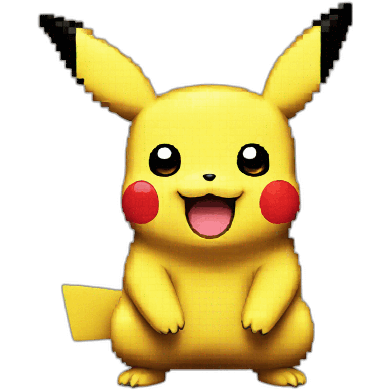 pixel pikachu emoji