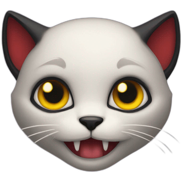 cat vampire emoji