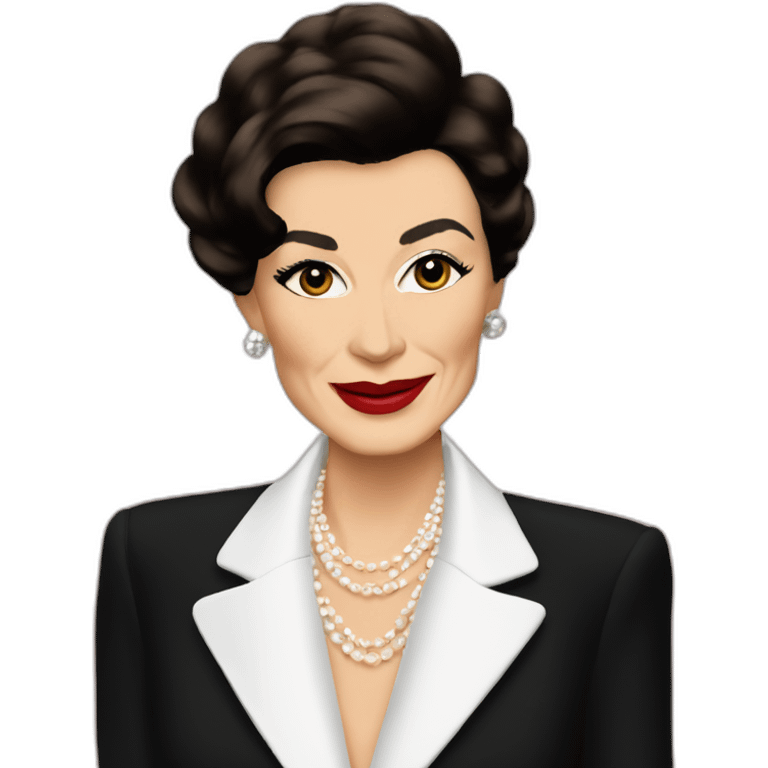 Coco chanel pantsuit emoji