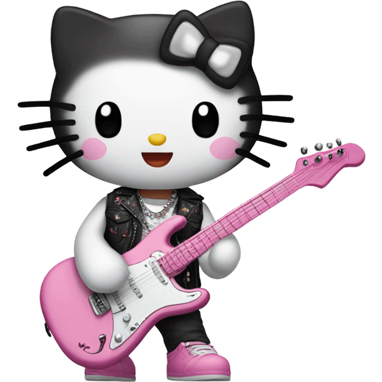 Hello kitty rockstar emoji