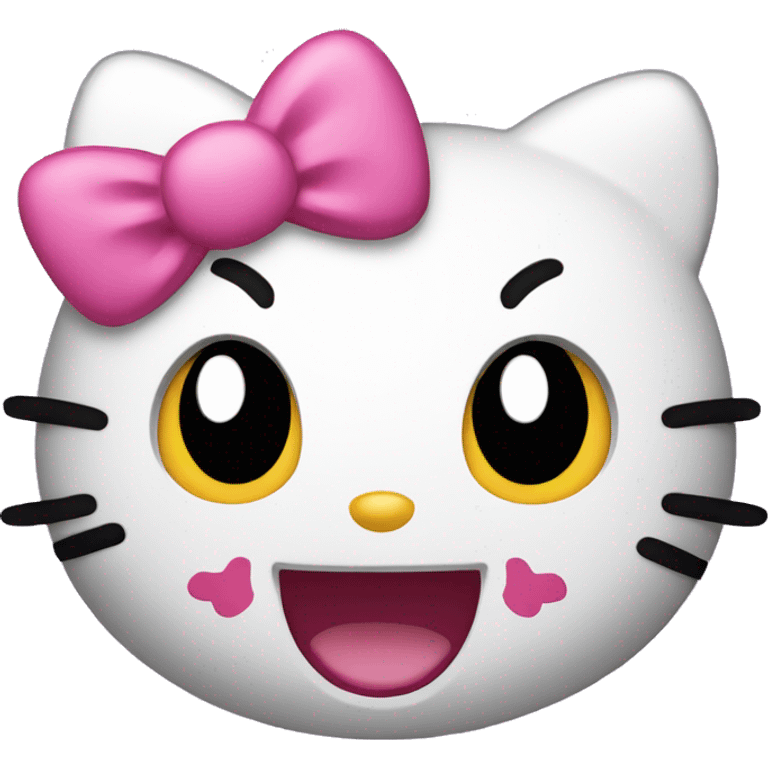 hello kitty excited emoji