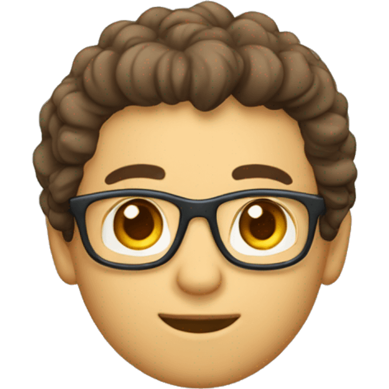 Paulo, cruzeiro, gordo, cabelo liso, óculos emoji