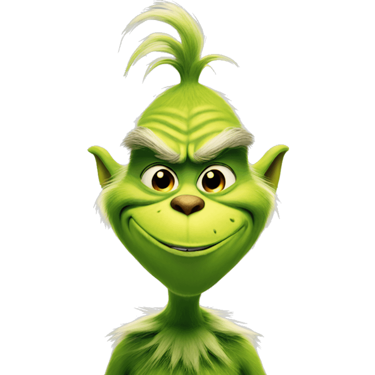 grinch smiling emoji