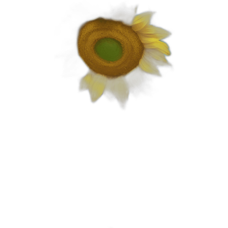 sunflower notebook,van gogh style emoji