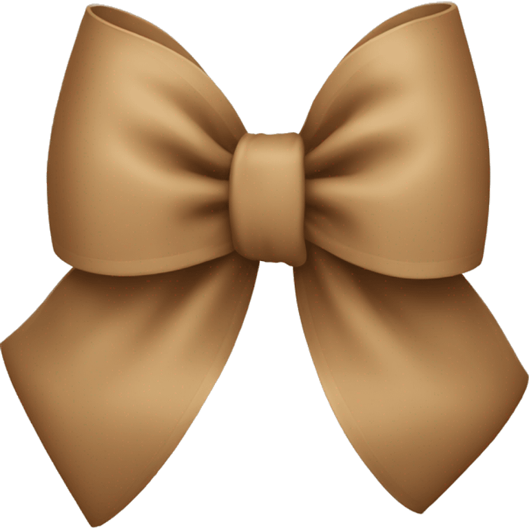 Light Brown bow  emoji