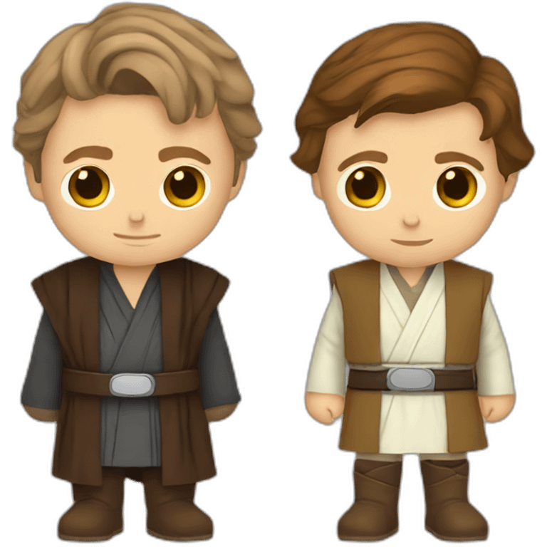 Anakin Skywalker and Obi Wan emoji