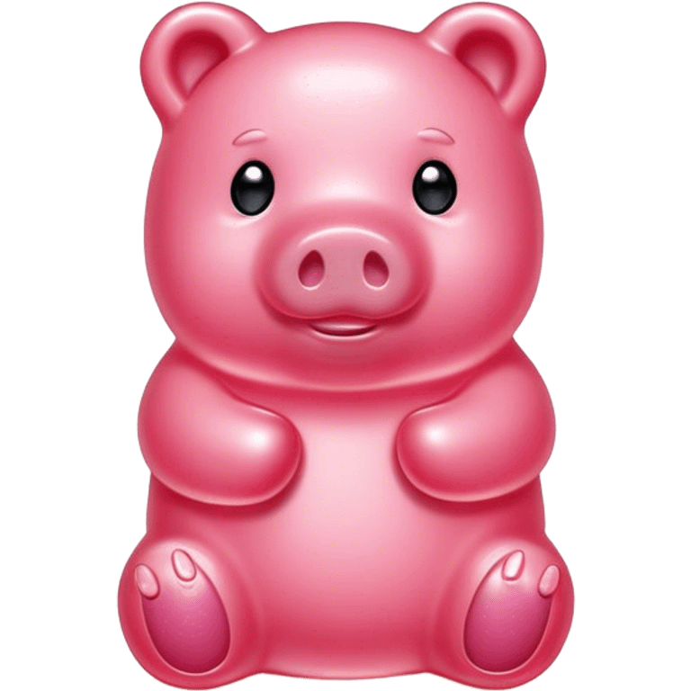 pink spam gummy bear pig emoji