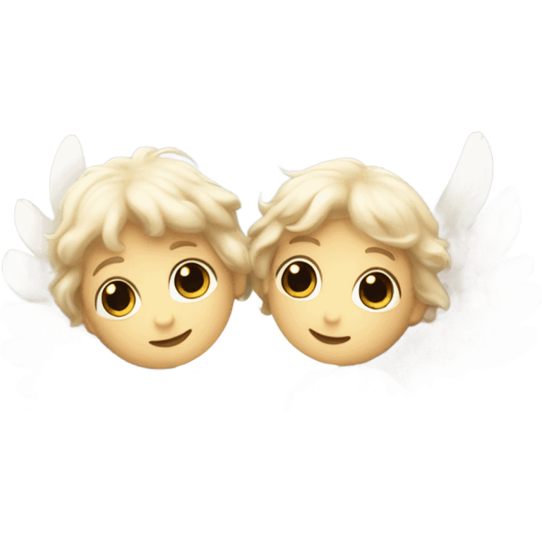 Cute angel wing emoji