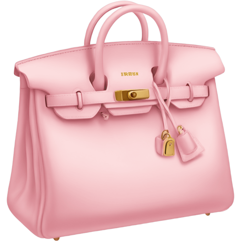 Baby pink birkin emoji