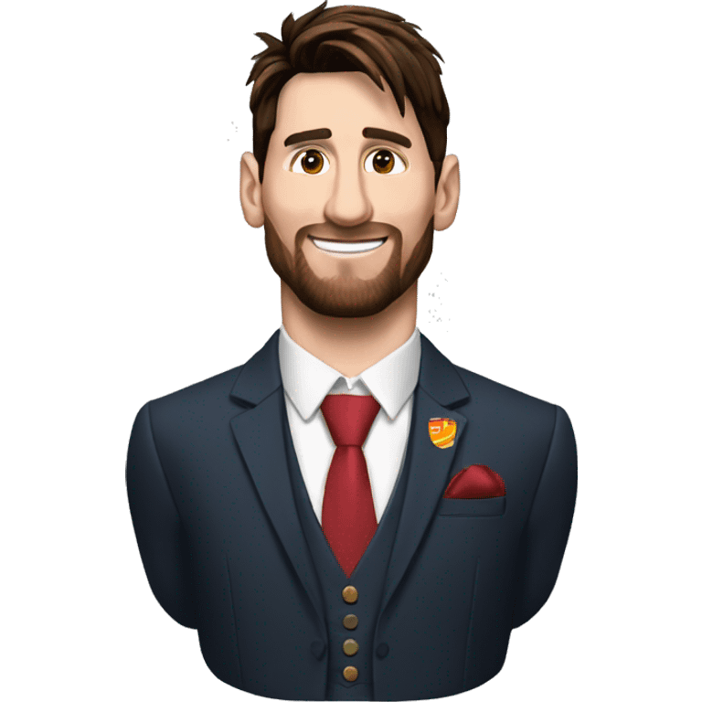 Portekiz formalı Lionel Messi emoji