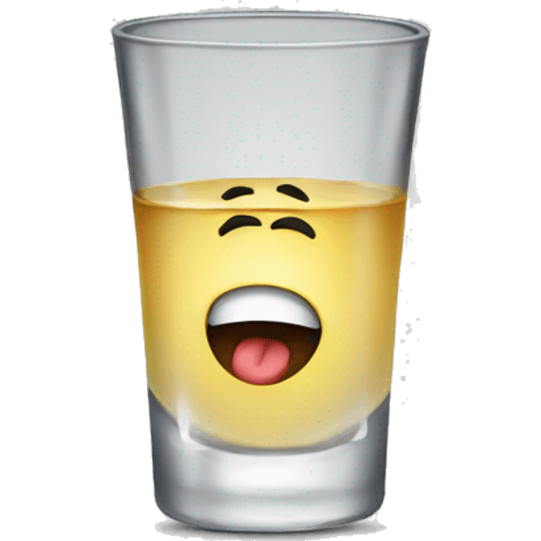 Vodka shot emoji