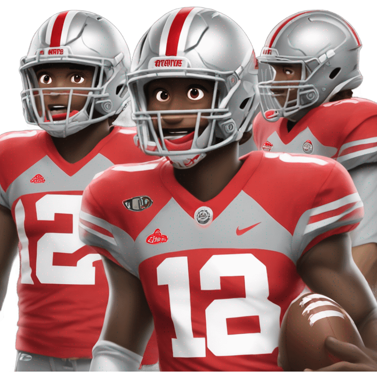 Ohio state football emoji