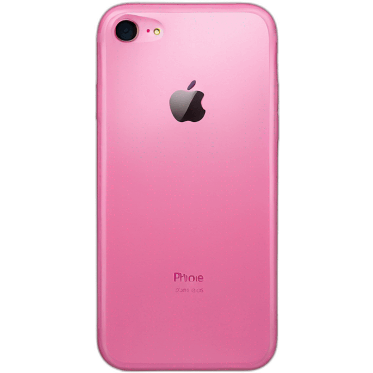 Pink iphone emoji