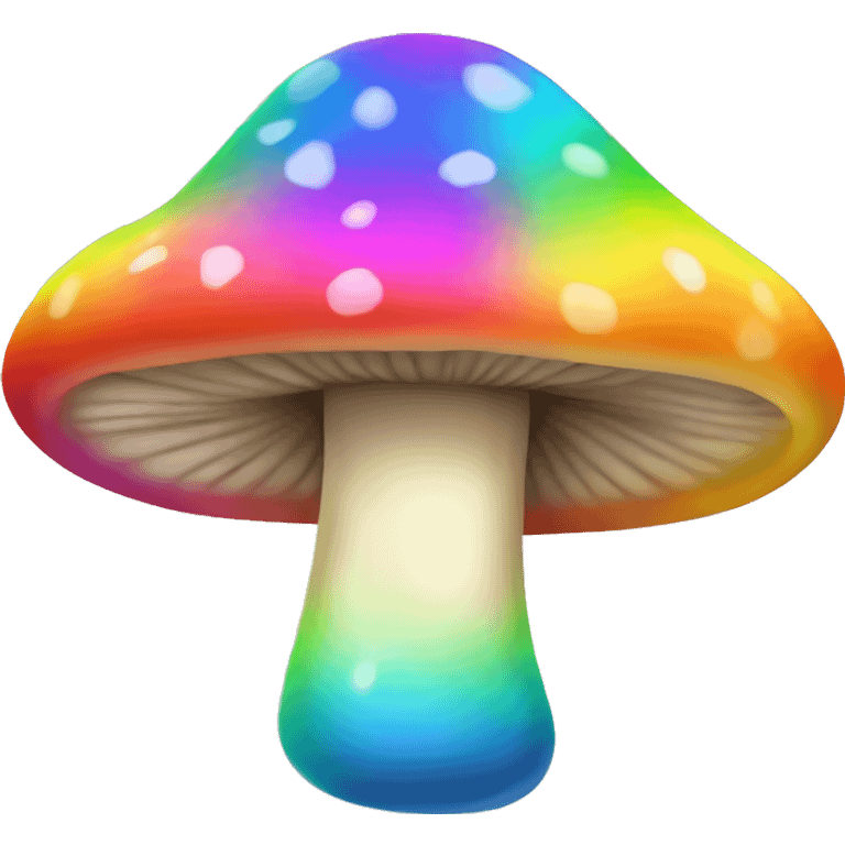 Rainbow mushrooms  emoji