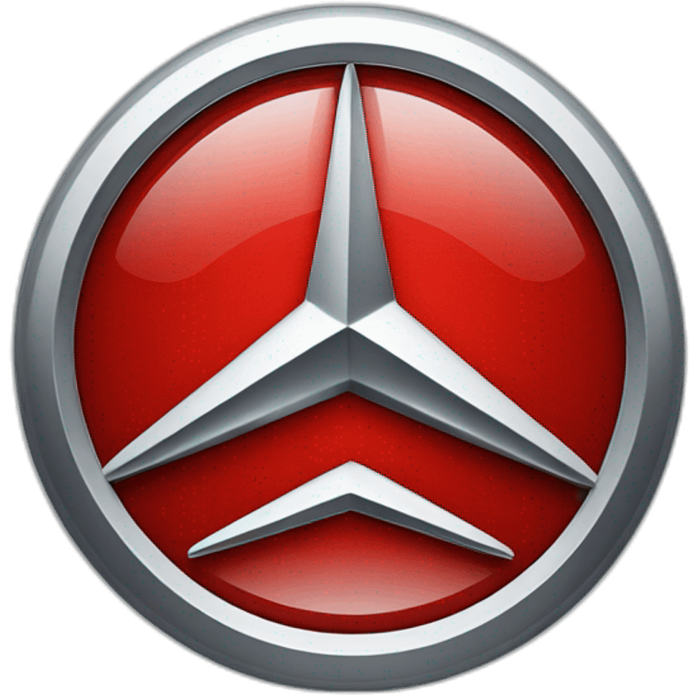 Mercedes benz red logo emoji