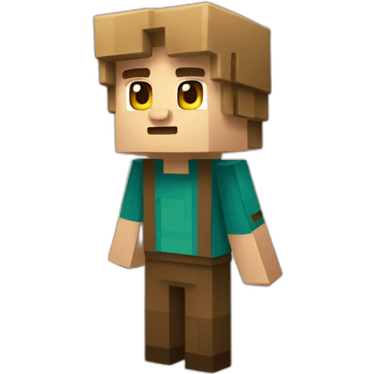 Mincraft steve emoji