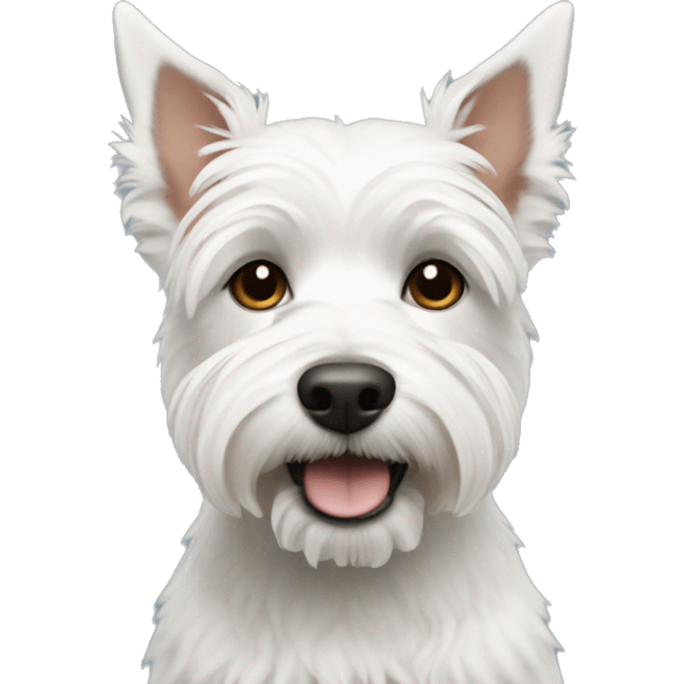 white short haired terrier emoji