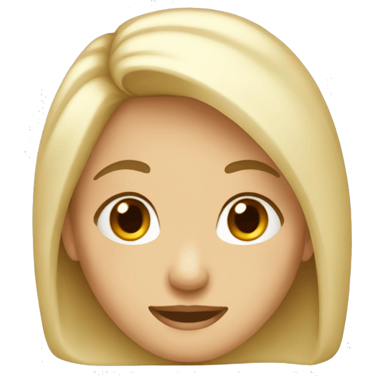 Vanilla girl emoji