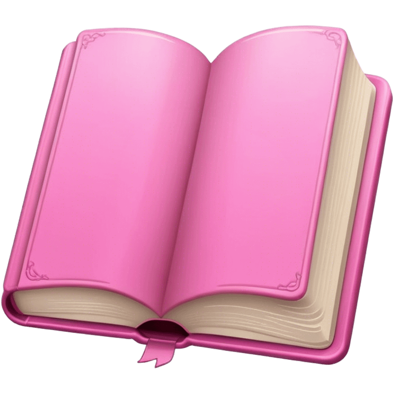 Icone book utilise couleurs rose emoji