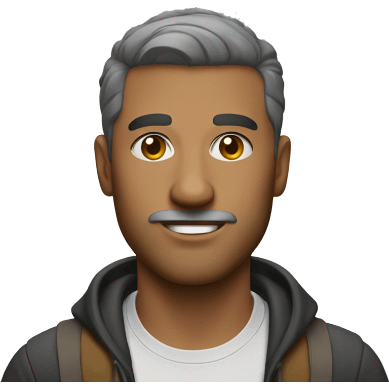 casual portrait of a man emoji